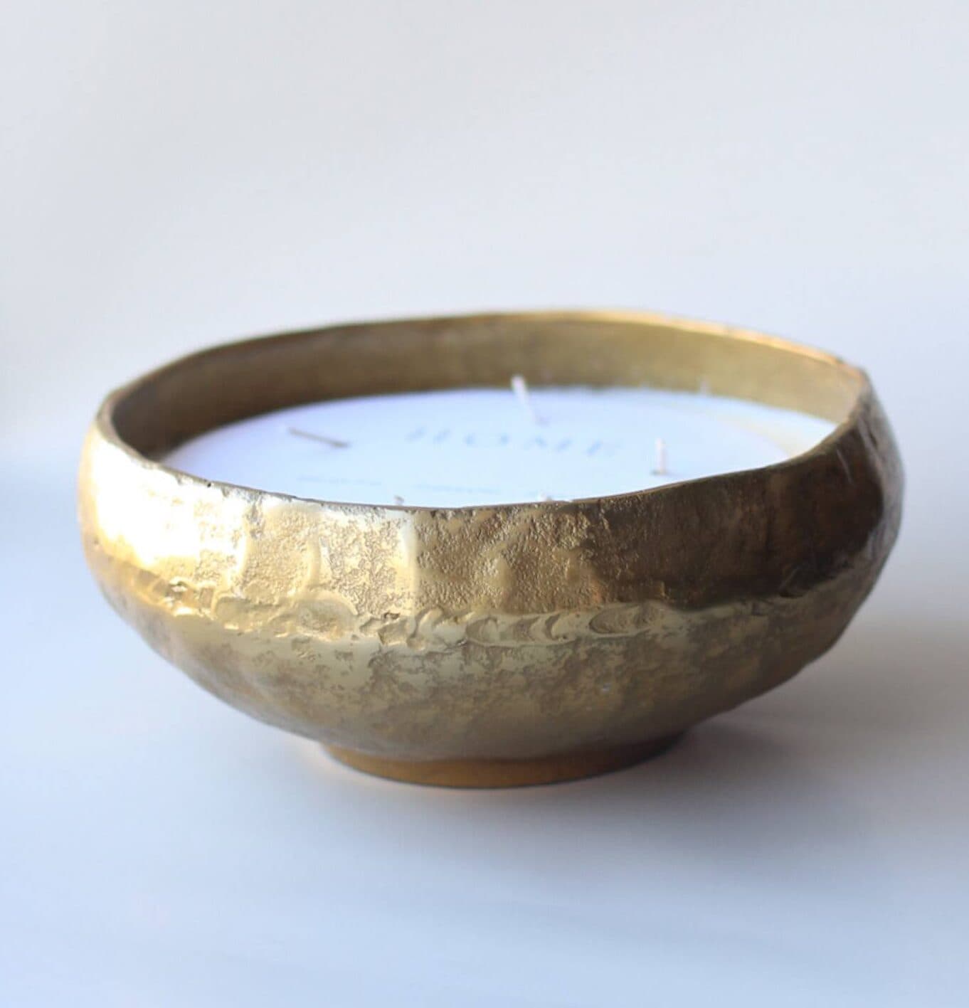 Gold Bowl Candle - Home