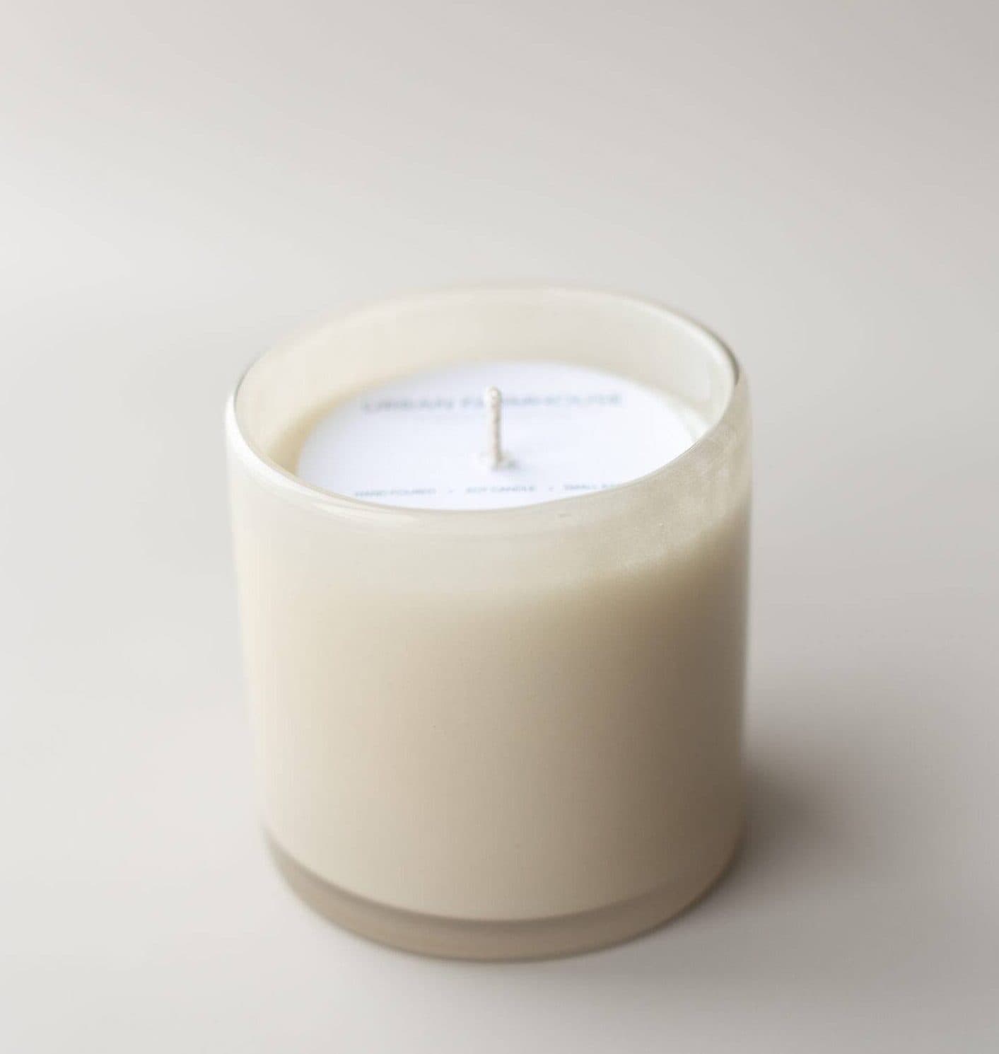 Cream Glass Candle - 12oz (12 Pack)