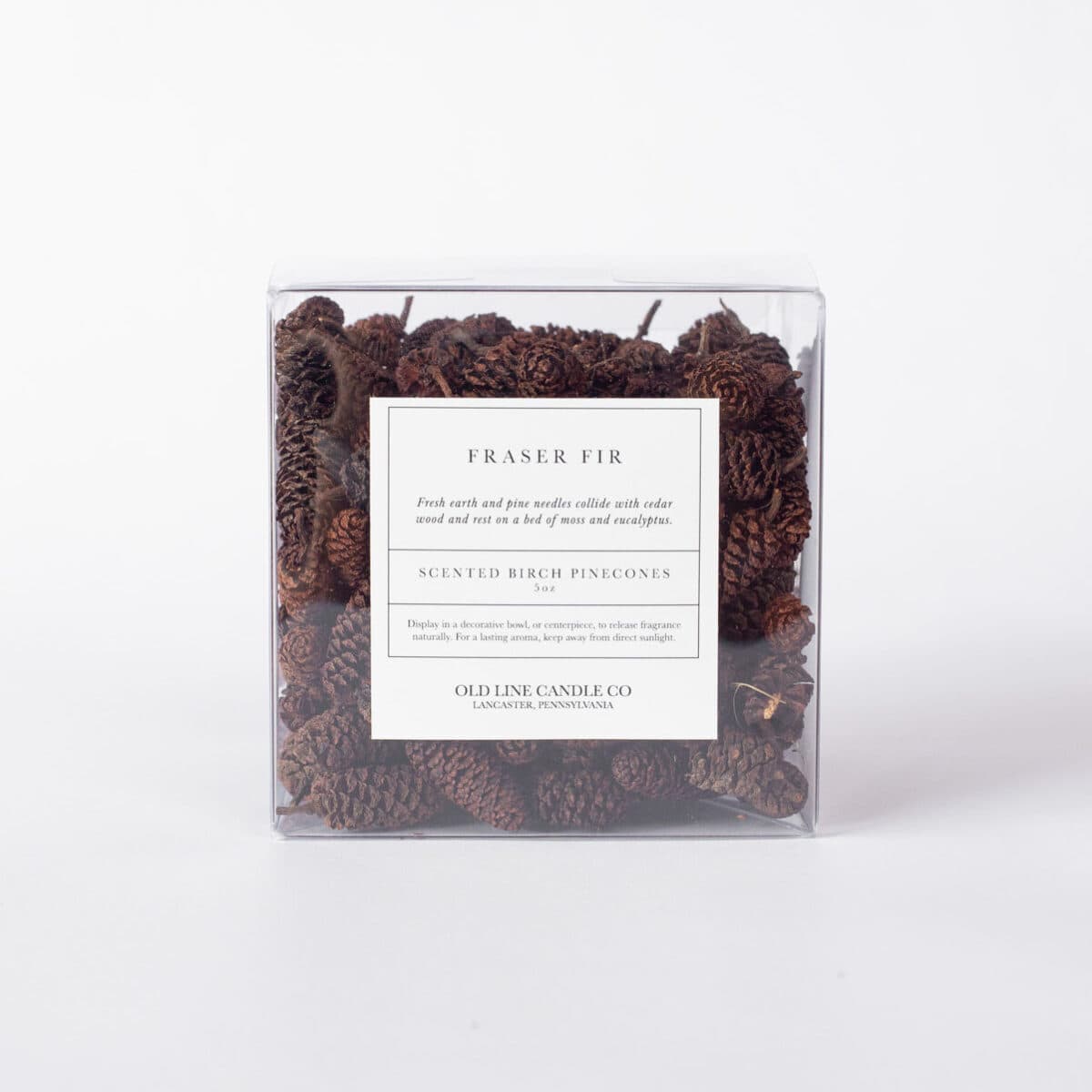 Scented Pinecones - Fraser Fir (12 Pack)