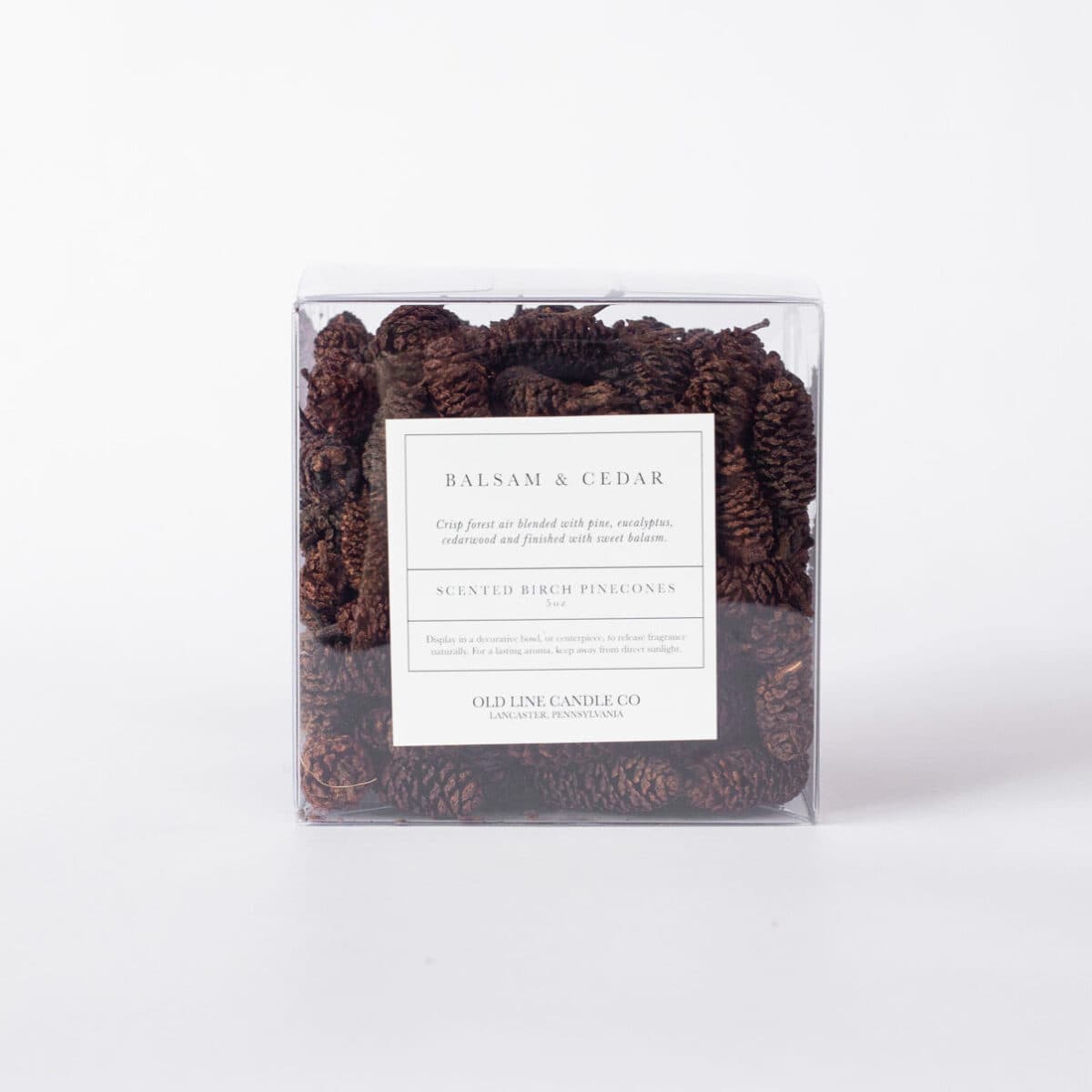 Scented Pinecones - Balsam & Cedar (12 Pack)