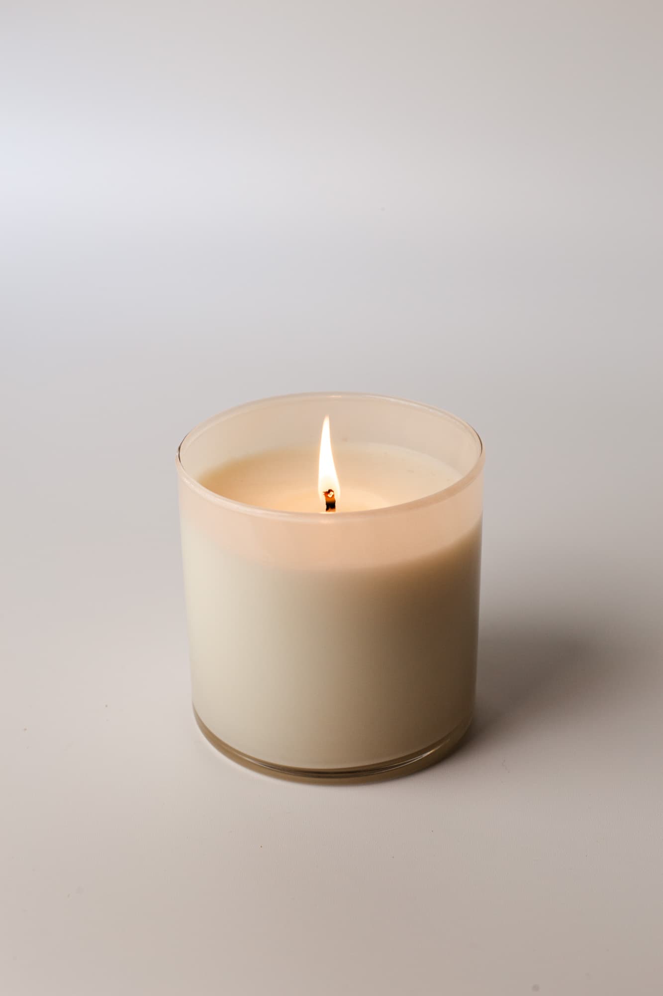 Cream Glass Candle - 12oz (12 Pack)